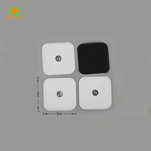 Usine 5*5cm collant remplacement Gel électrodes adhésif dizaines électrode Pad <span class=keywords><strong>Snap</strong></span> Patch pour dizaines Machine broche électrode Machine - Product Image 6