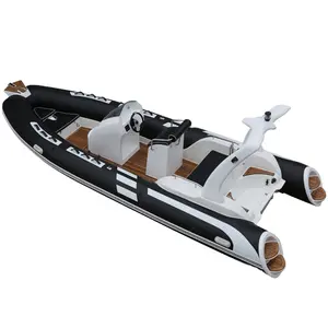 19ft RIB 580センチメートルFiberglass RIB Inflatable Hypalonボート