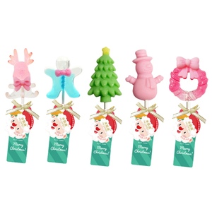 0 Gras Bonbons pour Enfants Snacks Fête de Noël Sucettes dures Bonbons Colorés Mélange Saveur Fruit 4D Art Hand Made Children Sucette Candy - Product Image 1