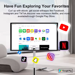 27/32 inch không dây thông minh di động TV HD Camera Android 14 Hệ thống 6 + 128GB TV di động với pin truyền hình 4K thông minh TV - Product Image 3