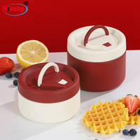 Nicety 480ml Contenant alimentaire isotherme rond en acier inoxydable à double paroi sous vide pour soupe