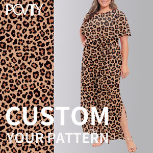 POVTY Vente en gros Tenue de fête <span class=keywords><strong>pour</strong></span> femmes personnalisée de grande taille Barboteuses élégantes à tricoter Manches bouffantes Taille haute Jambe large Respectueux de l'environnement - Product Image 3