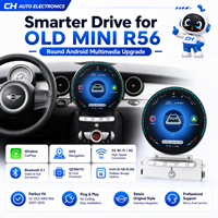 Radio Mobil Android 15 MINI R56 2007-2010 11,8 Inci dengan CarPlay Nirkabel GPS untuk Dasbor Navigasi Multimedia Lama