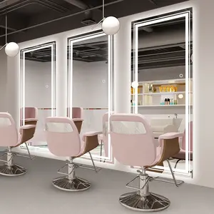 Nhà máy trực tiếp bán dẫn lớn tóc Beauty Salon phía trước thắp sáng đầy đủ chiều dài cơ thể gương bán buôn Dimmable