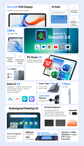 Tablet Oscal Pad 200 de 13.4 Pulgadas, Android 16, 120 Hz, Cámara Frontal de 8 MP, Cámara Trasera de 16 MP, 1080P, 6+256 GB, T7280, 8300 mAh - Product Image 5