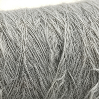 Fil à tricoter extensible et durable, léger, doux et moelleux, couleur personnalisée OEM, style alpaga à poils longs 1/4.2 Nm