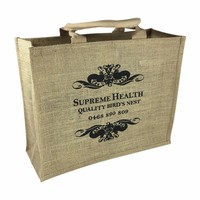 Sac d'emballage en jute de style nouveau avec sac personnalisé OEM