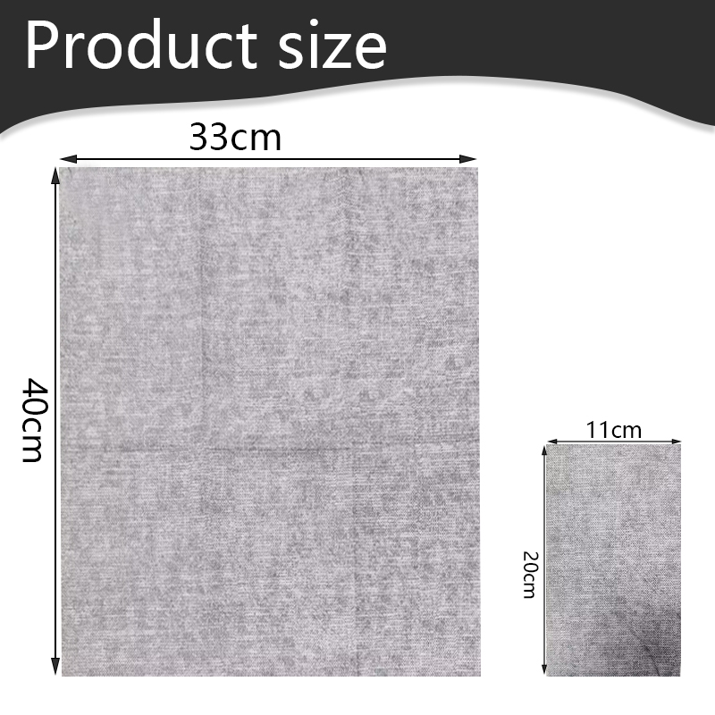 20 feuilles par sac Gris