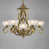 VH Usine Personnalisée Européenne Moderne Créative Laiton Feuille Pendentif Lustres Hauteur Réglable Cuisine Îlot de Lumière Suspendus