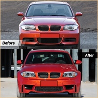 Kit de carrosserie avant et arrière style 1M avec diffuseur pour BMW Série 1 E82 E87 2008-2011, kit de conversion, vente en gros