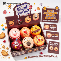 Jouet Squishy en PU en forme de Biscuit à Rebond Lent, Jouets Sensoriels Anti-Stress, Boîte Mystère, Jouets Promotionnels en Gros