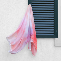 Paréos en coton et soie personnalisés de qualité supérieure pour l'été, sarongs pour femmes, foulards en mousseline de soie pour la plage, châles pour la mer