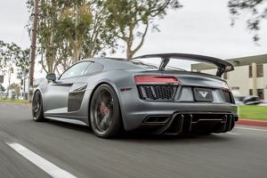 Becquet arrière de voiture <span class=keywords><strong>R8</strong></span> Style V en Fiber de carbone GT aileron arrière pour <span class=keywords><strong>Audi</strong></span> <span class=keywords><strong>R8</strong></span> nouveau <span class=keywords><strong>R8</strong></span> 2017 + - Product Image 5