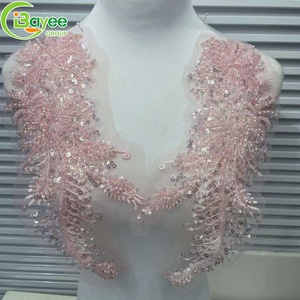 Handmade Luxury Sequin Flower Lace Patch Three-dimensional Beaded Embroidery Patch for Clothing and Decorative Accessories - Product Image 3
