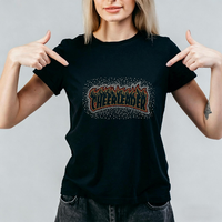 Transferts de strass personnalisés, motifs de transfert thermique pour t-shirts de cheerleaders