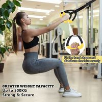 Ajustable Adultos Gimnasia Anillos Antideslizante Pull up Triángulo Suspensión Entrenadores