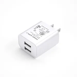 Dual usb ports ladegerät 5 volt 2.1 amp 5 v 2.1 eine 2100ma ac dc power adapter ladegerät mit US plug & UL genehmigt für handys