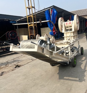 Pe200 * 350 Di Động Di Động Mini Rock Máy Nghiền Hàm Máy Với Rung Màn Hình Máy Móc Khai Thác Mỏ Bê Tông Máy Nghiền - Product Image 4