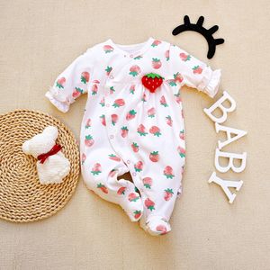 Nuevos peleles <span class=keywords><strong>de</strong></span> bebé <span class=keywords><strong>de</strong></span> primavera 2026, 100% algodón, mono con pies para 3-12 meses, ropa <span class=keywords><strong>de</strong></span> bebé <span class=keywords><strong>de</strong></span> manga larga con broches, venta al por mayor - Product Image 5