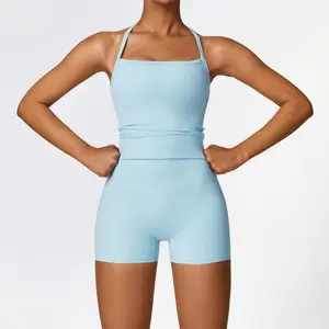 TZ8519, новый женский комплект из 2 предметов для йоги с начесом, укороченный топ с длинными рукавами, одежда для активного спорта, женские костюмы из 4 предметов для тренировок