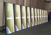 Écran publicitaire mobile intérieur/extérieur P2 P2.5mm P3mm, affiches vidéo LED, affichage pour magasin