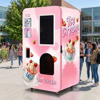 LE VENDING LE1010A Machine à glace molle automatique avec mode nuit, avec réservoir de 18 L, capacité de 200 tasses