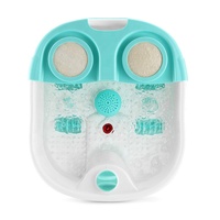 Mini bain de pieds pas cher avec bacs de lavage, bulles, boîte à herbes, rouleaux de massage, capacité 3-5L, en ABS+PP