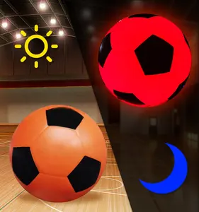 Tamanho Oficial 5 Light Up LED Soccer Ball Brilho Na Escuridão Bola De Futebol Luminosa Night Play Football Soccer Ball