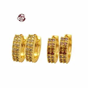 Wholesale Cheap Promotion Price Jewelry 18K Gold Plated Fashion Earrings Women's Earrings