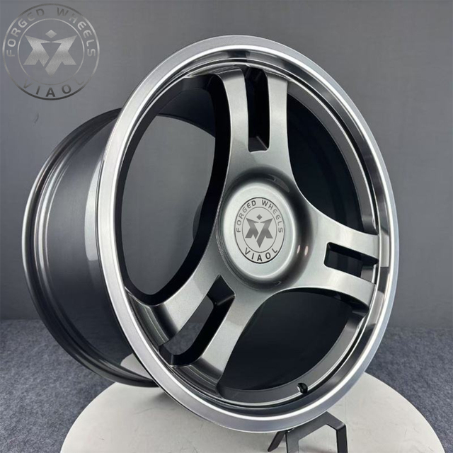 Viaol Three Spoke 17 18 19 20 Inch 5x112 5x114.3 5x120 Polished Forged Wheels With Floater Fit for BMW 3 Series Infiniti G37 Q50