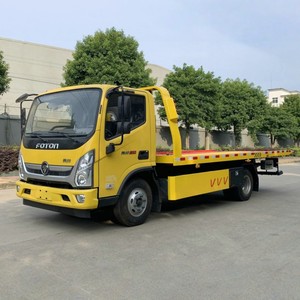 Camión de Remolque de Plataforma Plana Foton Ollin 4x2, Camión de Rescate con Plataforma Deslizante de 3 y 5 Toneladas - Product Image 2