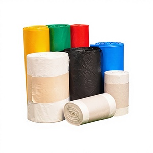 ถุงขยะพลาสติก HDPE แบบม้วน สำหรับใช้ในครัวเรือน สีและขนาดตามสั่ง - Product Image 1