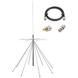 Antena Discone de Banda Ancha D3000N 25-3000MHz para Estación Base Exterior, Antena Combinada Vertical, Embalaje de Acero Tipo Diamante - Product Image 1