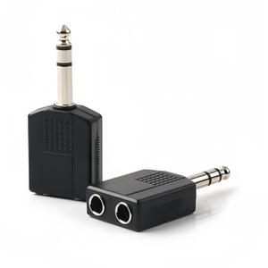 Convertidor de audio, adaptador estéreo macho de 6,35 mm a hembra dual de 6,5 mm para división de audio - Product Image 3