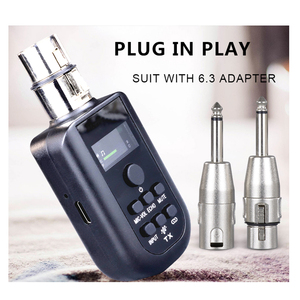 专业心形极性模式动态麦克风有线无线2.4G XLR发射器接收器30-50m噪声消除 - Product Image 2