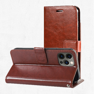 Lật Ví da trường hợp đứng từ trường hợp điện thoại bìa cho <span class=keywords><strong>Iphone</strong></span> 17 không khí 16 15 Pro Max 14 13 12 XS XR 11 <span class=keywords><strong>6</strong></span> 6S 7 8 cộng với - Product Image 1