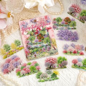 20 autocollants par paquet, série Quatre saisons de la forêt, autocollants imperméables pour agenda, fournitures pour agenda - Product Image 3