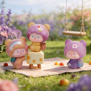 Gumi Bear Gumi ใหม่<span class=keywords><strong>ของแท้</strong></span> Gumi ชุดหวานฤดูใบไม้ผลิเรื่องราวถั่วน่ารักตกแต่งบ้านรูปอะนิเมะป๊อปถั่วกล่องตาบอดถุง - Product Image 2