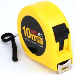 Deli Steel Tape Measure 10M 25mm Width Pocket Ruler Metric Automatic Blade Return - Product Image 3