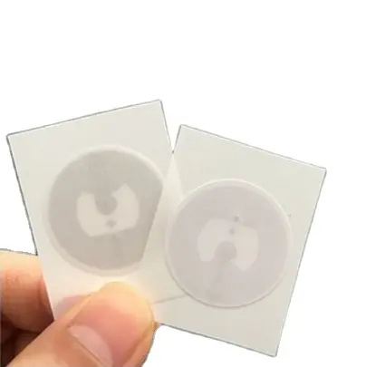 25mm Coated Paper RFID 13.56mhz ISO14443A Ntag213 215/216 chip NFC phone tag sticker