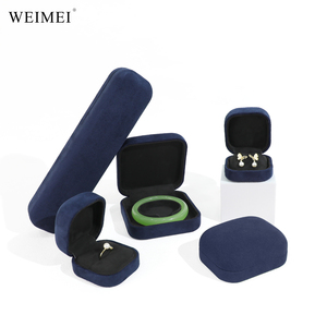 WEIMEI Elegant Handcrafted Jewelry Gift Box For Ring Earring Pendant Necklaces Bracelets With Luxe Suede Velvet Lining Option - Product Image 5