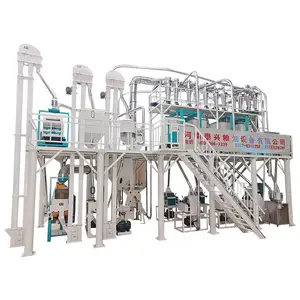 Small Corn Flour Mill Machine High Effective Corn Roller Mill Mini Small Maize Flour Mill Machine Price