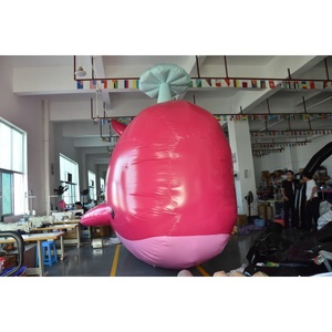 KeepFuns Modello Gonfiabile Gigante di <span class=keywords><strong>Balena</strong></span> <span class=keywords><strong>Rosa</strong></span>, Decorazione Personalizzata a Forma di <span class=keywords><strong>Balena</strong></span> Cartoon per Eventi Promozionali con Ventilatore - Product Image 4