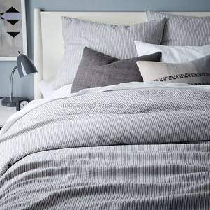 100% Tinh Khiết Lanh Lanh Bộ Đồ Giường Linen Bông Khăn Trải Giường Đặt Đá Rửa Sạch Phong Cách Thiết Lập của 4 Sâu Túi Được Trang Bị Tấm - Product Image 4