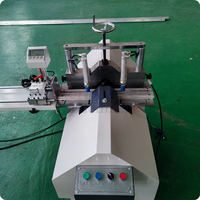Table d'assemblage de profilés en PVC pour la fabrication de double vitrage portable, avec bande en caoutchouc, pour la fabrication de fenêtres et de portes