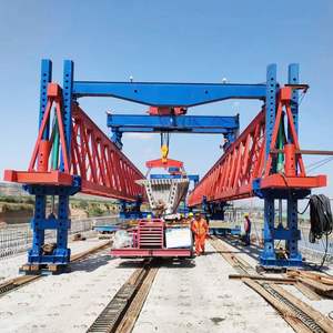 Grúa lanzadora de viga de puente ferroviario de 180t de doble armadura de alta eficiencia - Product Image 1