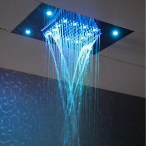 Großer Regenduschkopf Duschpaneel Dual 360*500mm Einbau-Regen- und Wasserfall-Duschsystem - Product Image 2