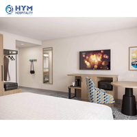 Meubles personnalisés en panneaux de bois modernes pour hôtel Hampton Inn cinq étoiles - Écologiques, tailles et couleurs sur mesure