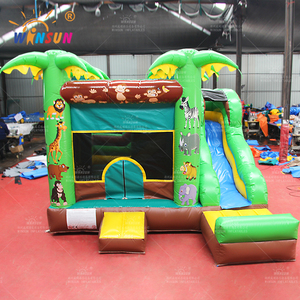 Toboganes inflables Winsun Casa de PVC Castillo Combo Comercial Personalizado Animales Salvajes tema castillo inflable - Product Image 6