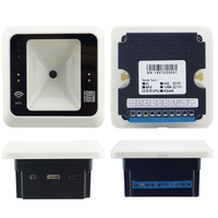 Escáner de Códigos de Barras 2D, Lector de Códigos QR y NFC RFID con Puerto de Salida Wiegand y USB para Torniquete, Kiosco, Terminal de Pago